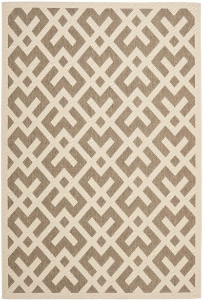 Safavieh Courtyard CY6915232 Brown and Bone