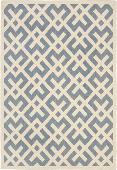 Safavieh Courtyard CY6915-233 Blue and Bone