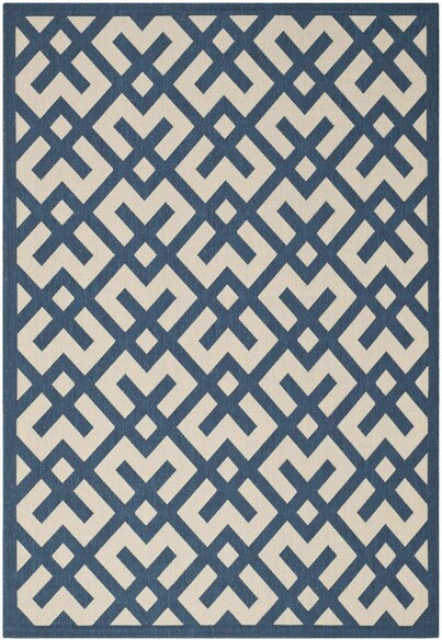 Safavieh Courtyard CY6915-268 Navy and Beige