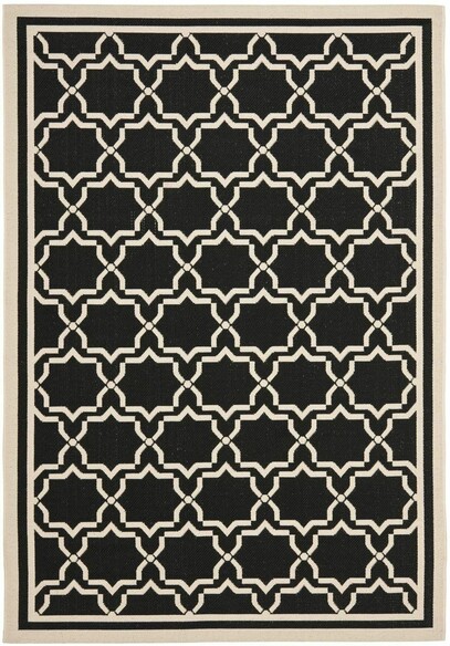 Safavieh Courtyard CY6916-226 Black and Beige