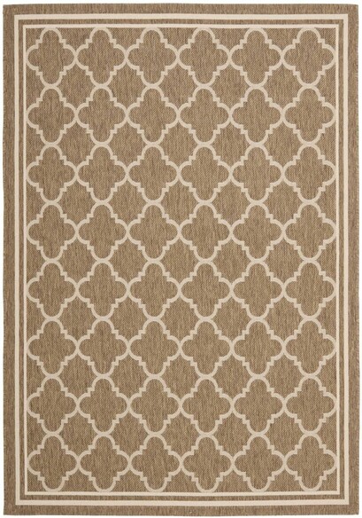 Safavieh Courtyard CY6918-242 Brown and Bone