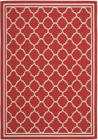 Safavieh Courtyard CY6918-248 Red and Bone