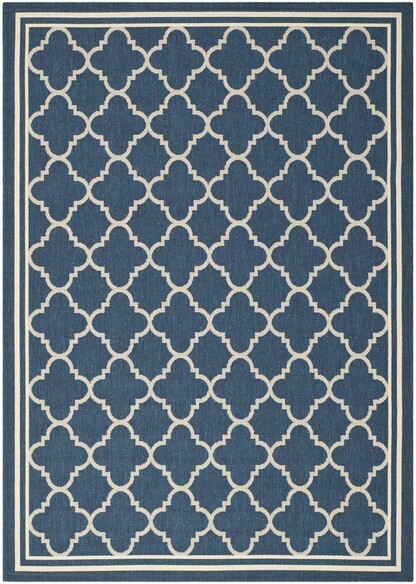 Safavieh Courtyard CY6918-268 Navy and Beige