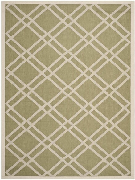 Safavieh Courtyard CY6923244 Green and Beige