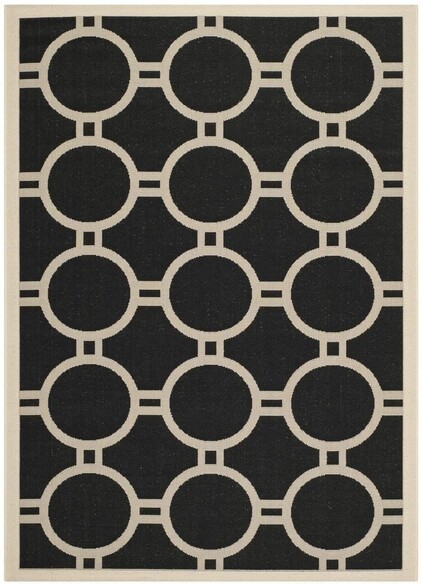 Safavieh Courtyard CY6924-266 Black and Beige