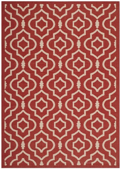 Safavieh Courtyard CY6926-248 Red and Bone