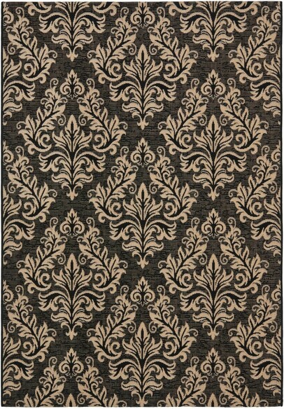 Safavieh Courtyard CY693026 Black and Creme