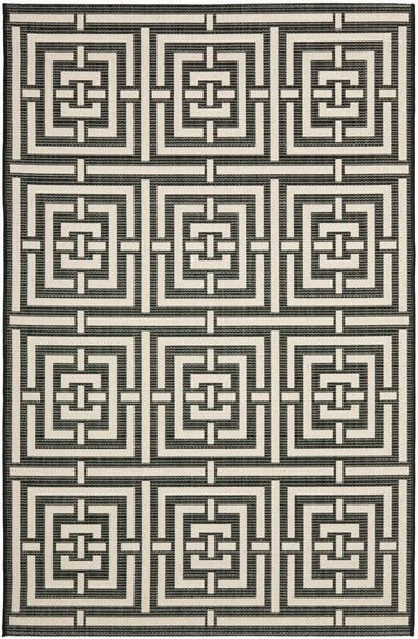 Safavieh Courtyard CY6937-26 Black and Bone