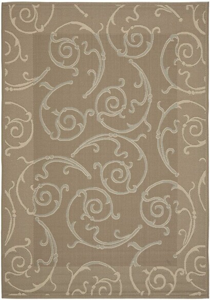 Safavieh Courtyard CY7108-97A18 Dark Beig and Beige