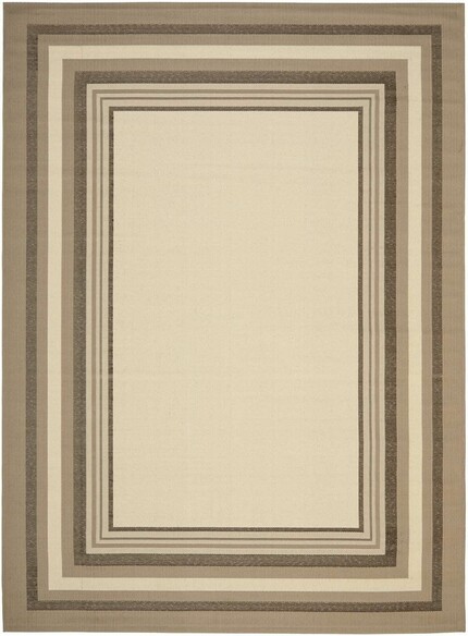 Safavieh Courtyard CY789679A7 Beige and Dark Beig