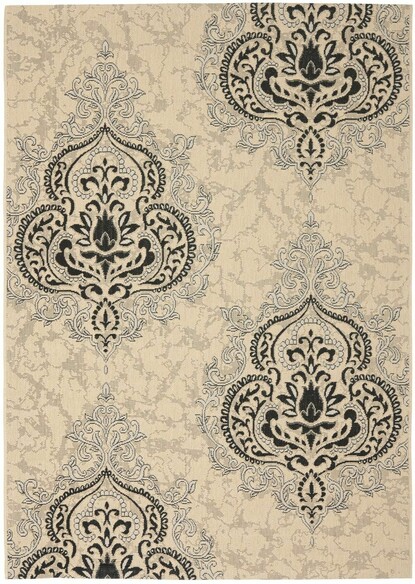 Safavieh Courtyard CY7926-16A22 Creme and Black