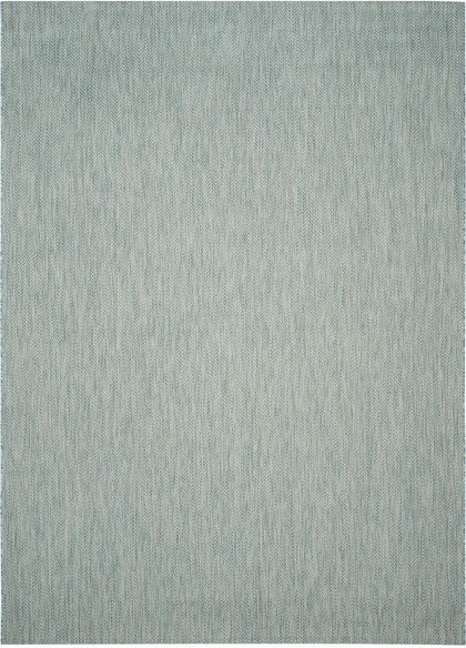 Safavieh Courtyard CY802237121 Aqua and Grey