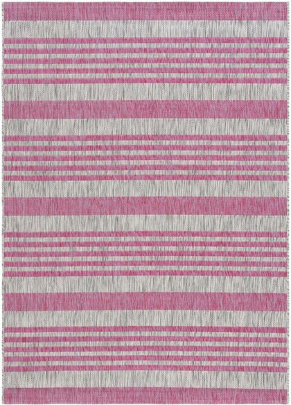 Safavieh Courtyard CY806239712 Light Grey and Fuchsia