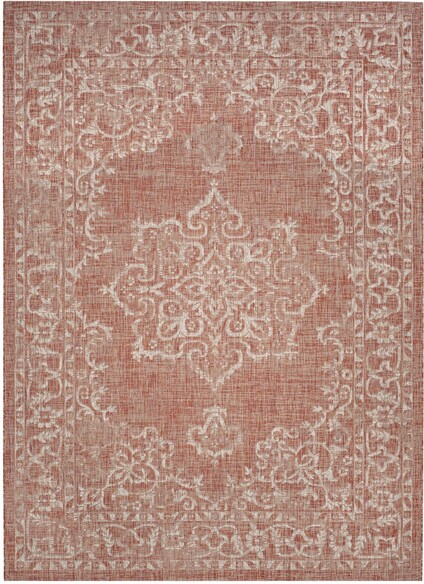 Safavieh Courtyard CY848136521 Terracotta and Beige