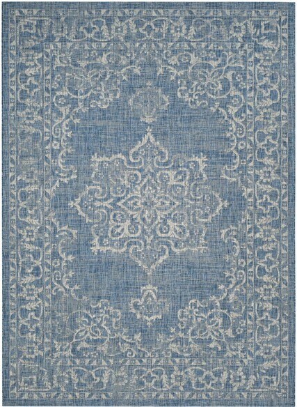 Safavieh Courtyard CY848136821 Navy and Grey