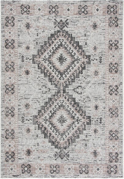 Safavieh Courtyard CY854637613 Light Grey and Light Beige