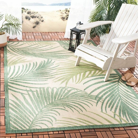 Safavieh Courtyard CYH755732212 Beige and Green