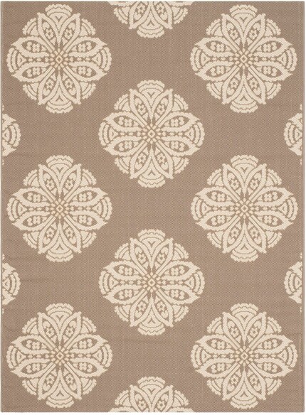 Safavieh Courtyard CYW2432B Beige and Yellow