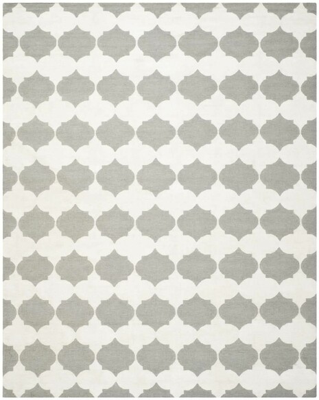 Safavieh Dhurries DHU624B Grey and Ivory