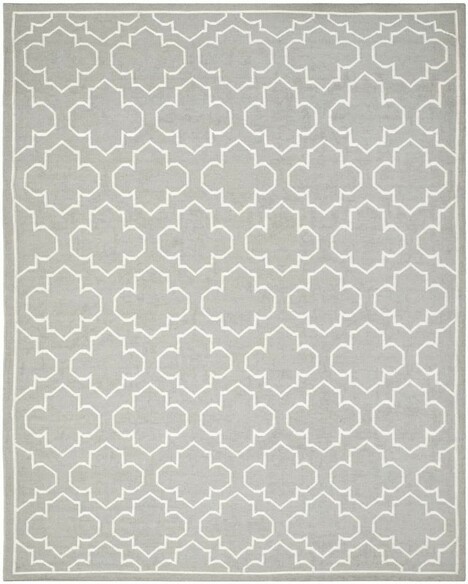 Safavieh Dhurries DHU625B Grey and Ivory