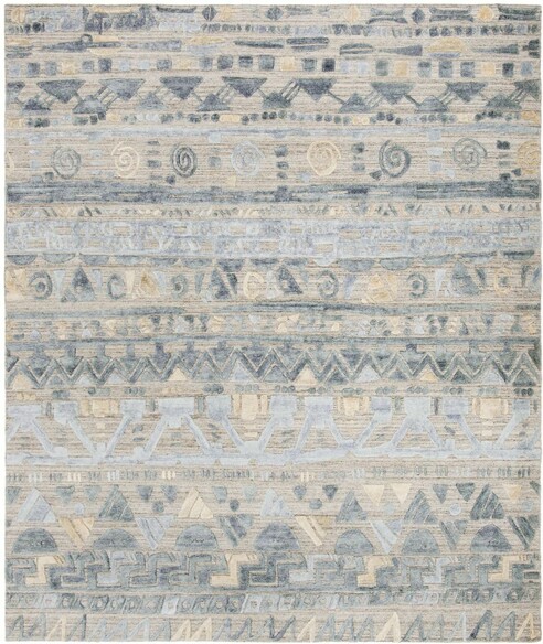 Safavieh Elements ELM181M Light Blue and Beige