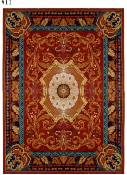 Safavieh Empire EM424A Red and Burgundy