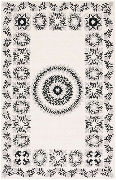 Safavieh Empire EM826A Ivory and Black