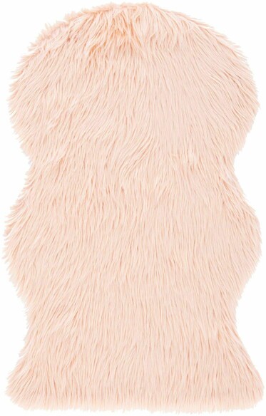 Safavieh Faux Sheep Skin FSS115U Light Pink