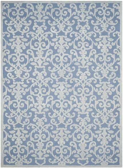 Safavieh Glamour GLM101B Blue and Ivory