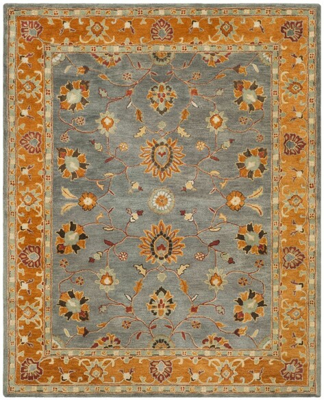 Safavieh Heritage HG401A Blue and Orange