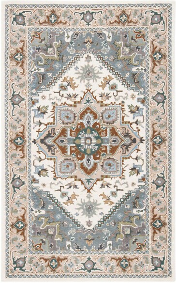 Safavieh Heritage HG625L Ivory and Light Blue