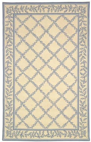 Safavieh Chelsea  HK230A Ivory and Light Blue