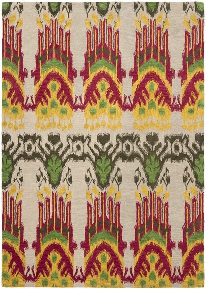 Safavieh Ikat IKT464A Beige and Yellow