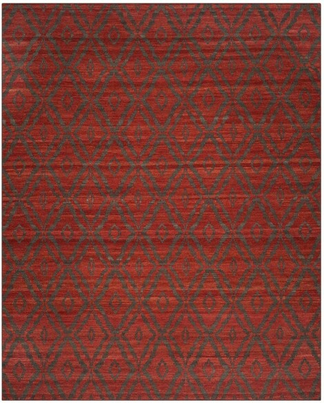 Safavieh Kilim KLM215B Rust and Grey