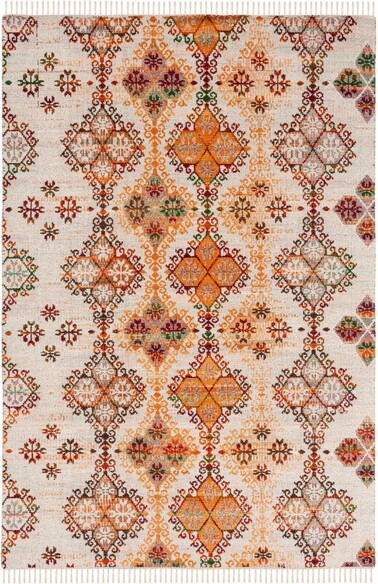 Safavieh Kilim KLM727A Ivory and Gold