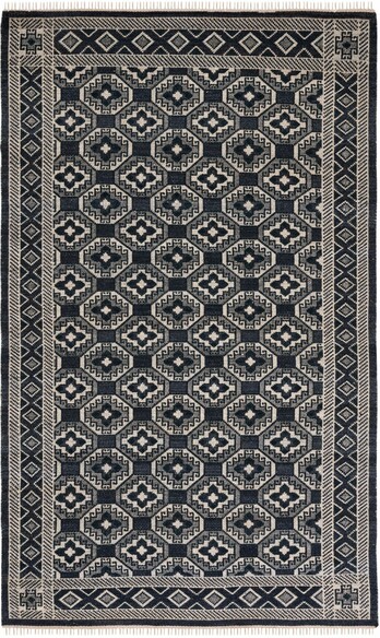 Safavieh Kilim KLM728Z Black and Ivory