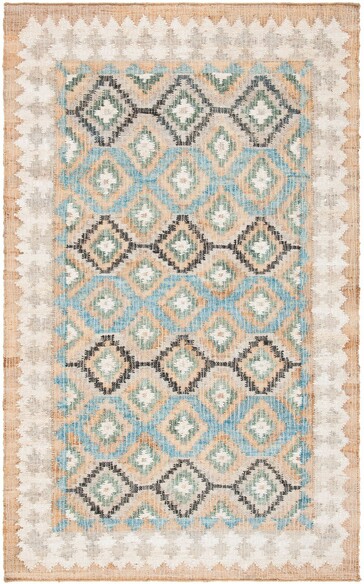 Safavieh Kilim KLM756M Blue and Ivory