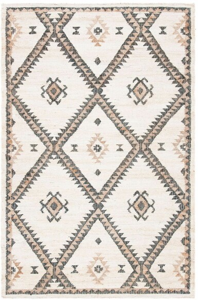 Safavieh Kilim KLM761A Ivory and Black