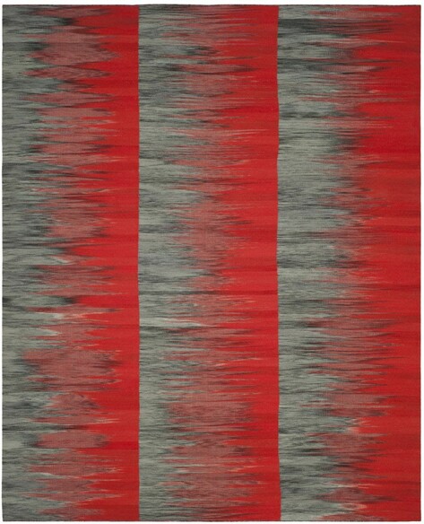 Safavieh Kilim KLM819C Red and Charcoal