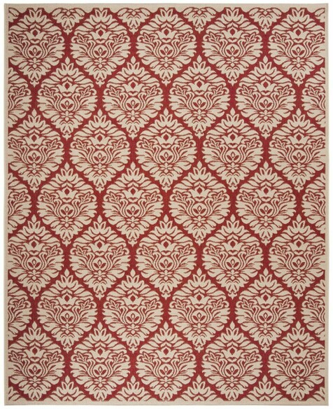 Safavieh Linden LND135Q Red and Creme