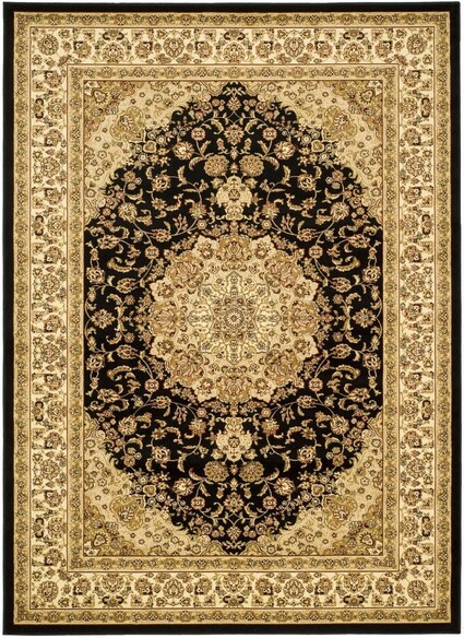 Safavieh Lyndhurst LNH222A Black and Ivory