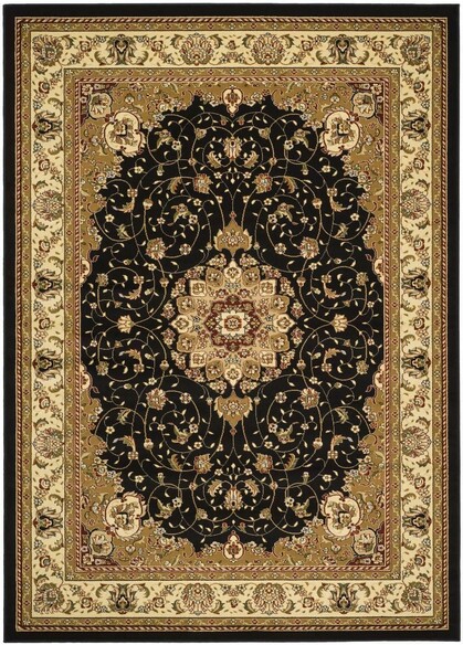 Safavieh Lyndhurst LNH329A Black and Ivory