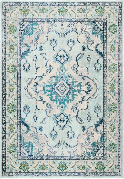 Safavieh Monaco MNC243K Light Blue and Ivory