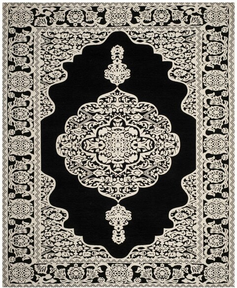 Safavieh Marbella MRB615B Black and Ivory