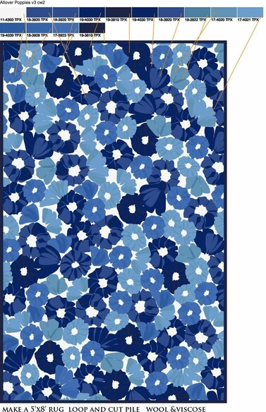 Safavieh Martha Stewart MSR3625A Azurite Blue