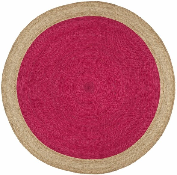 Safavieh Natural Fiber NF801C Fuchsia and Natural