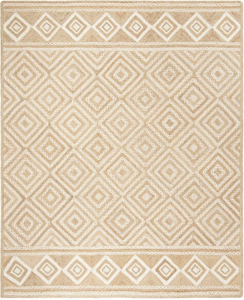 Safavieh Natural Fiber NF880B Natural and Ivory