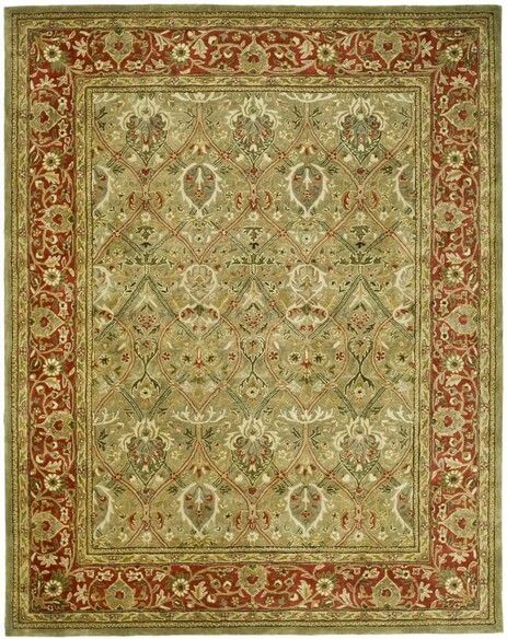 Safavieh Persian Legend PL819B Light Green and Rust