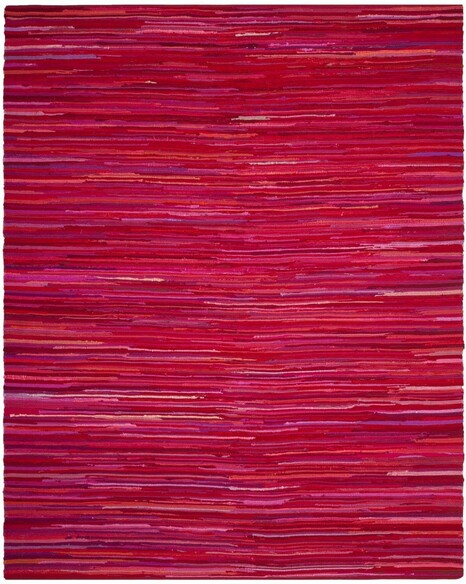 Safavieh Rag Rug RAR130R Red and Multi