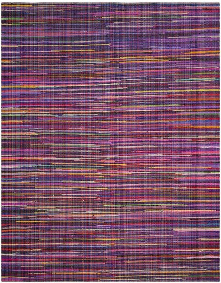 Safavieh Rag Rug RAR240C Purple and Multi